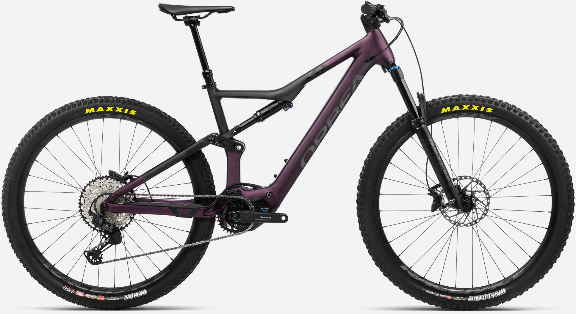 Orbea 2023  Rise H20 Electric Mountain Bike XL Metallic Mulberry-Black