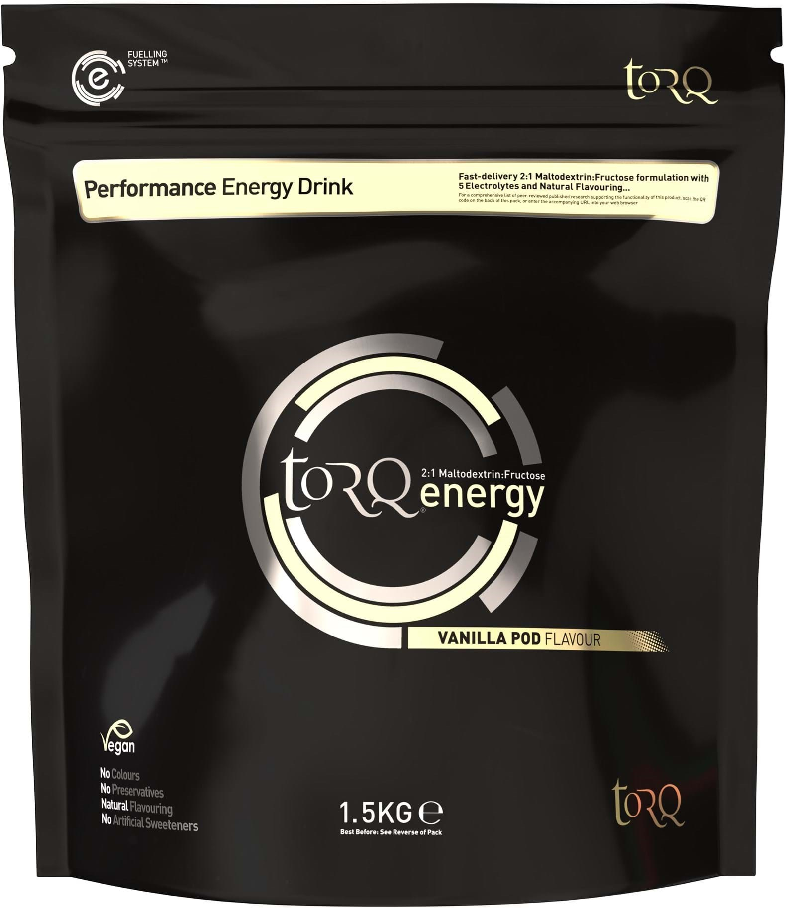 TORQ  Energy Drink 1 X 1.5KG NO SIZE VANILLA POD