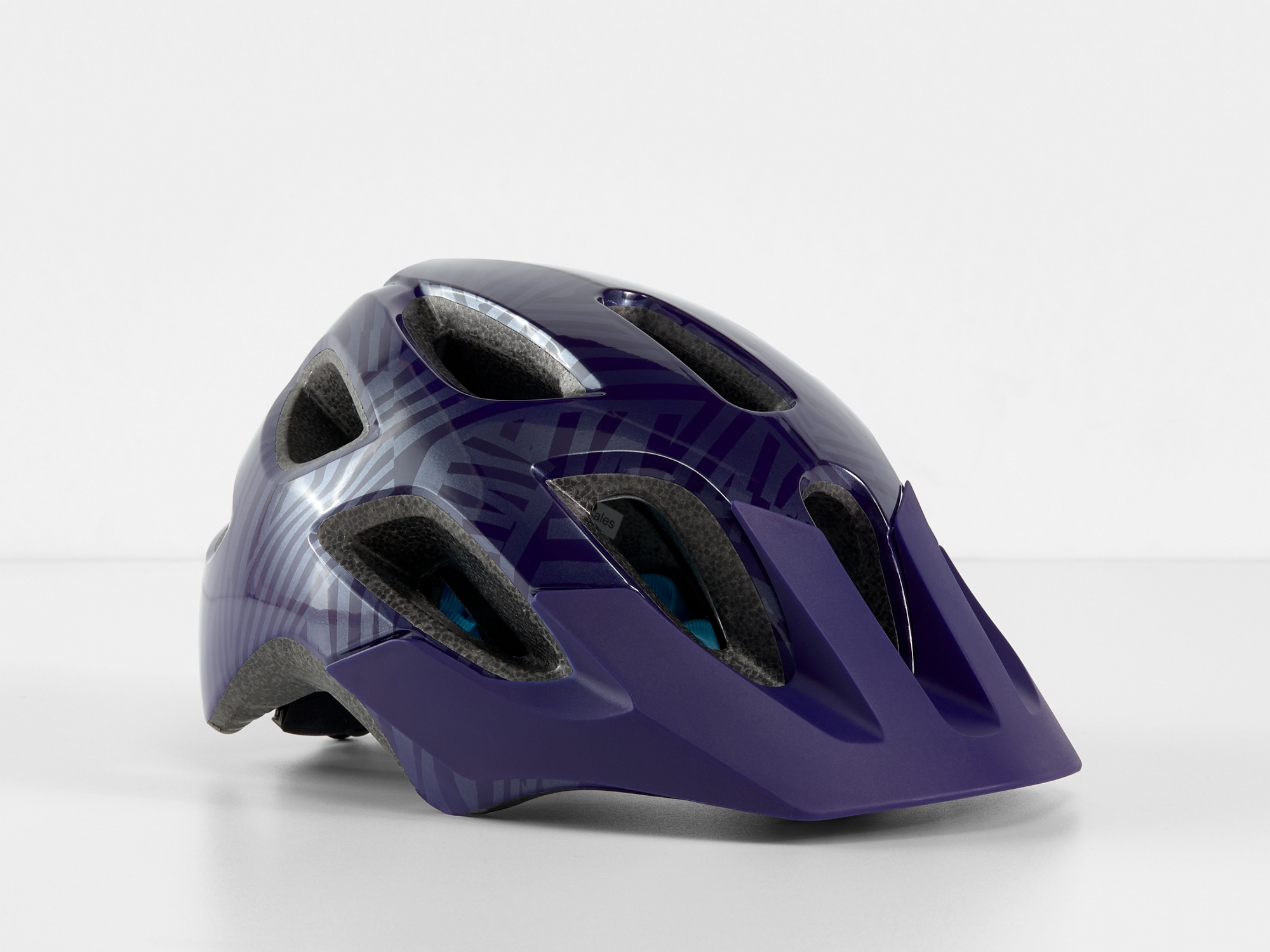 Bontrager  Tyro Youth Bike Helmet  YOUTH PURPLE ABYSS/AZURE