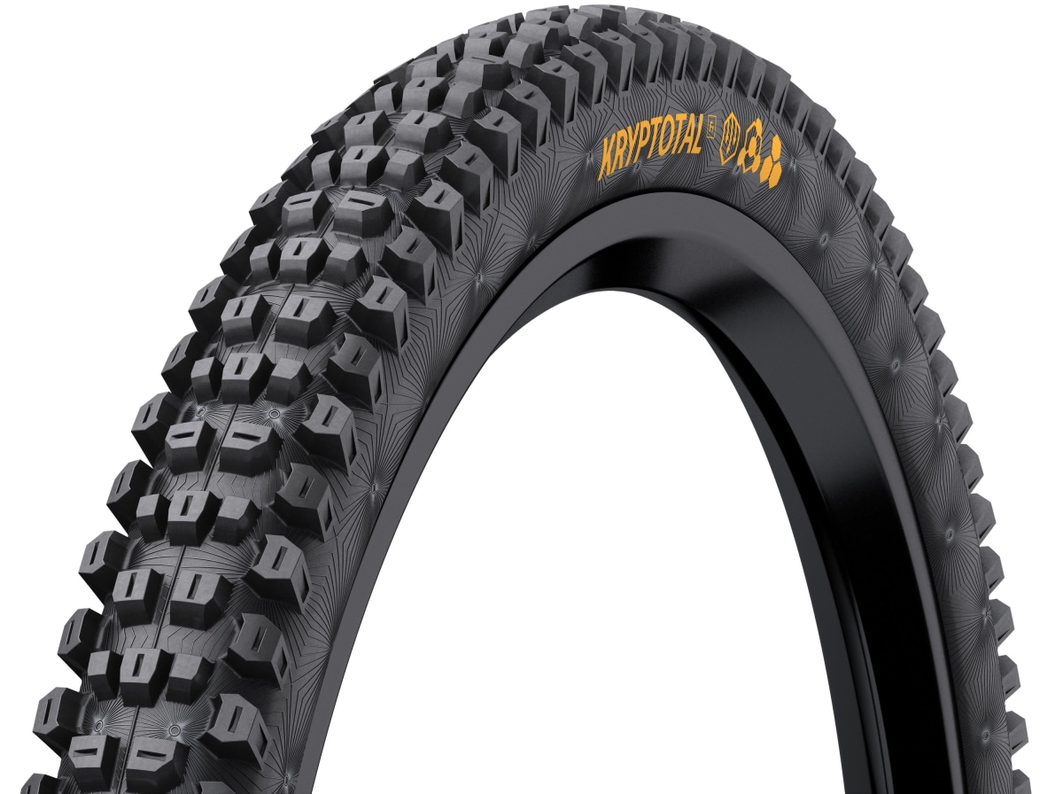 Continental  Kryptotal Front Downhill Tyre Supersoft Compound Foldable 27.5X2.40 BLACK & BLACK