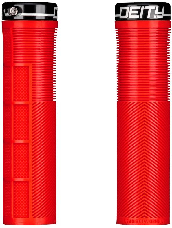 Deity  Knuckleduster Grips 132X32MM RED