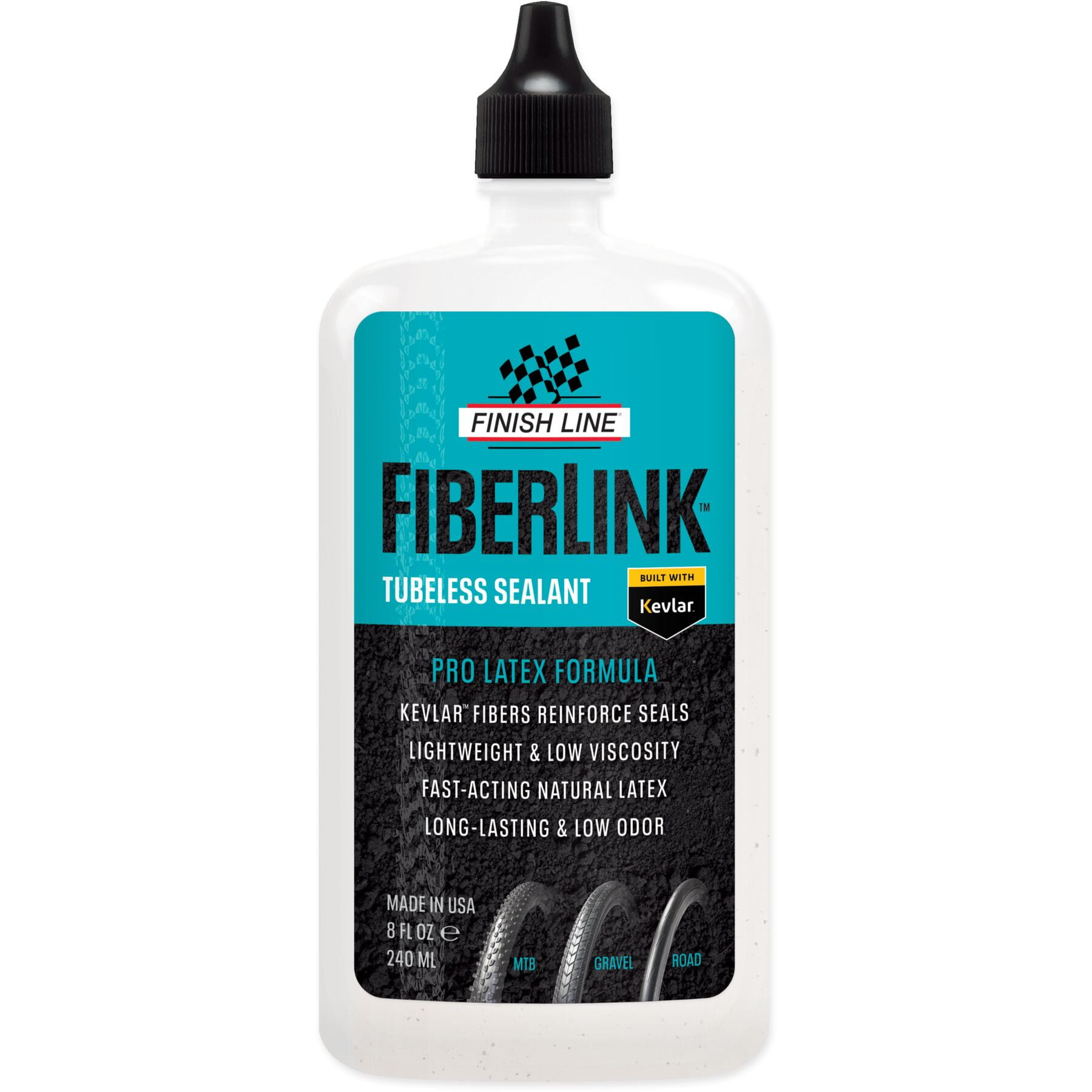 Finish Line  Fiberlink Tyre Sealant - 8 Oz / 240 ML