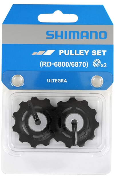 Shimano  Ultegra RD-6800/6870 Tension and Guide Pulley Set ONE SIZE Black / Silver
