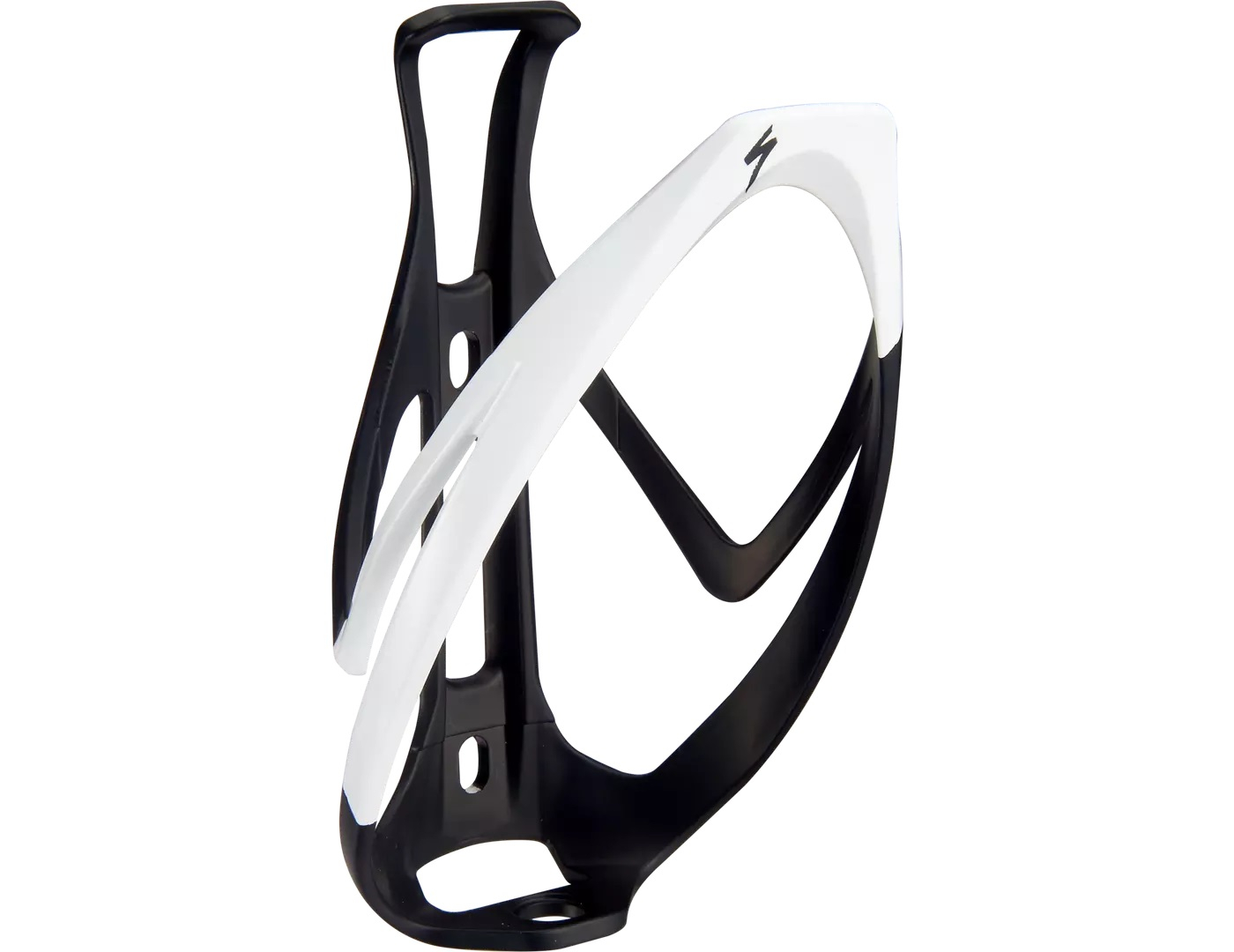 Cycles UK Specialized  Rib Cage II Bottle Cage  Matte Black/White