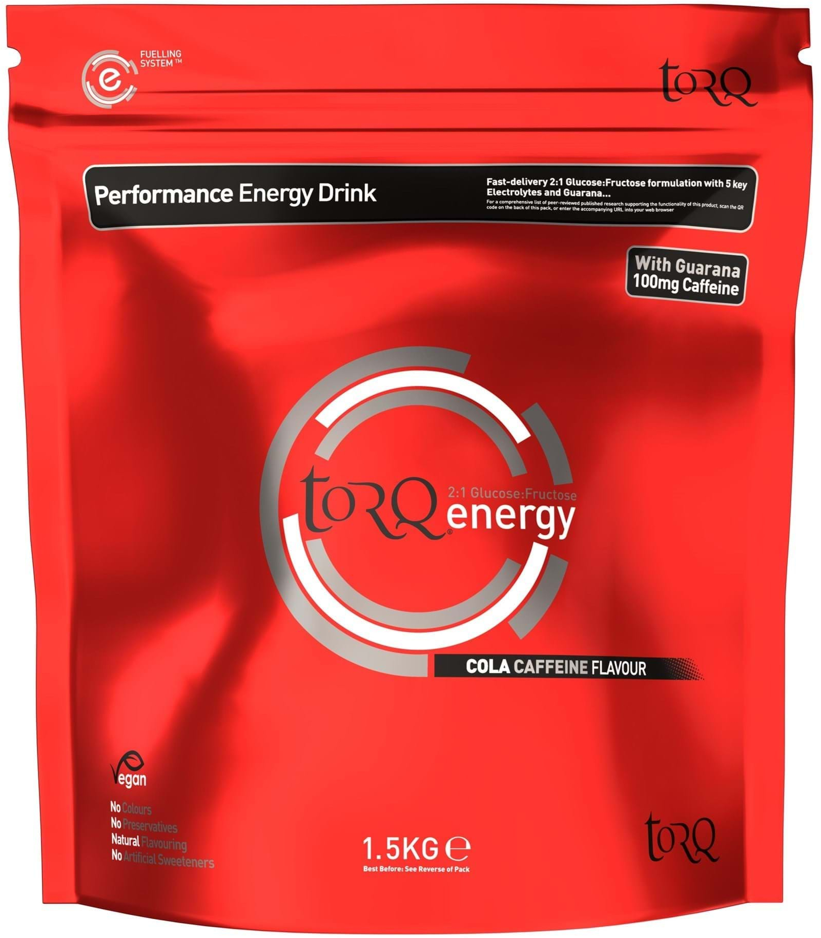 TORQ  Energy Caffeine Drink 1 X 1.5KG NO SIZE COLA