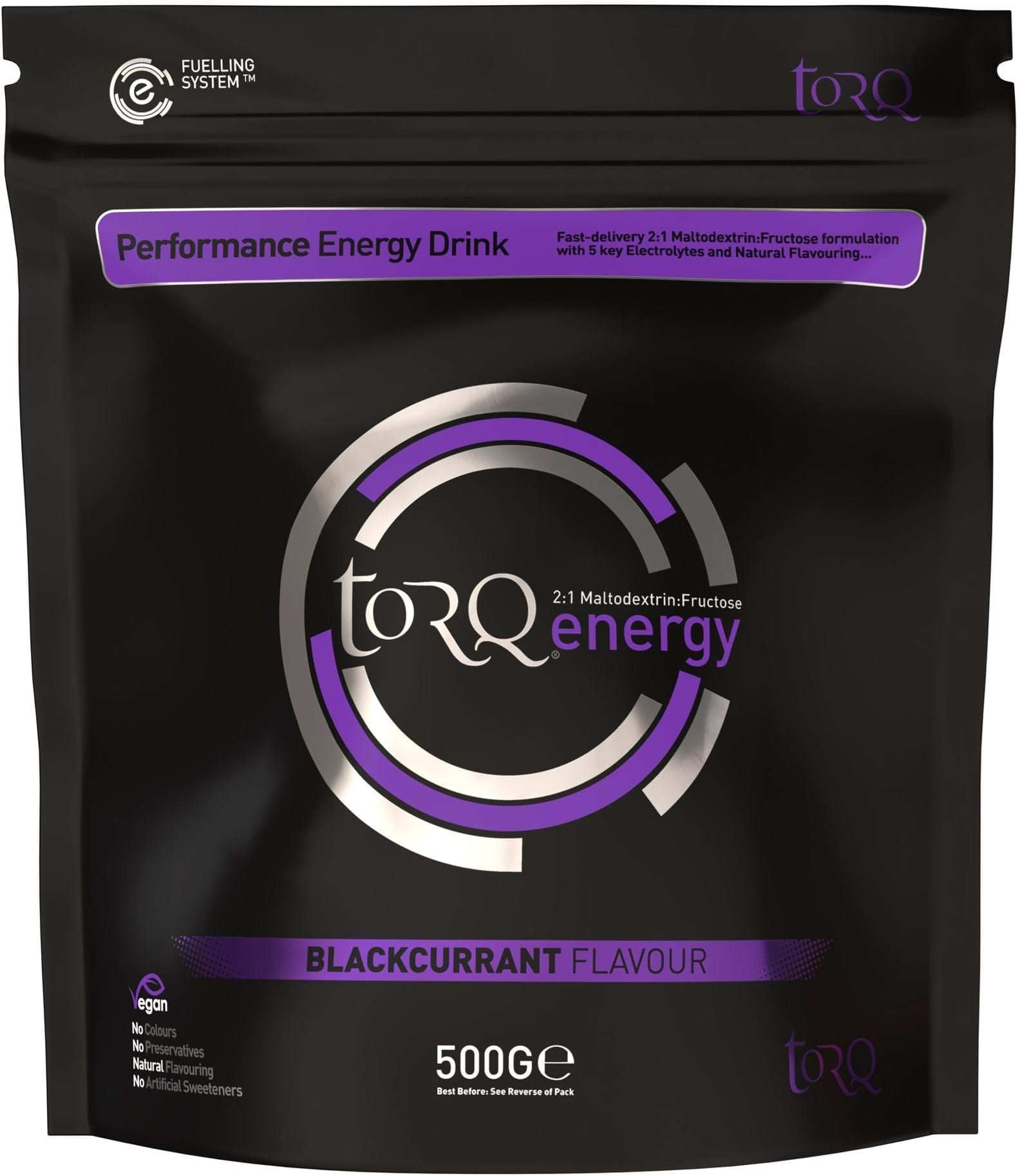 TORQ  Natural Energy Drink 1 X 500G NO SIZE BLACKCURRANT