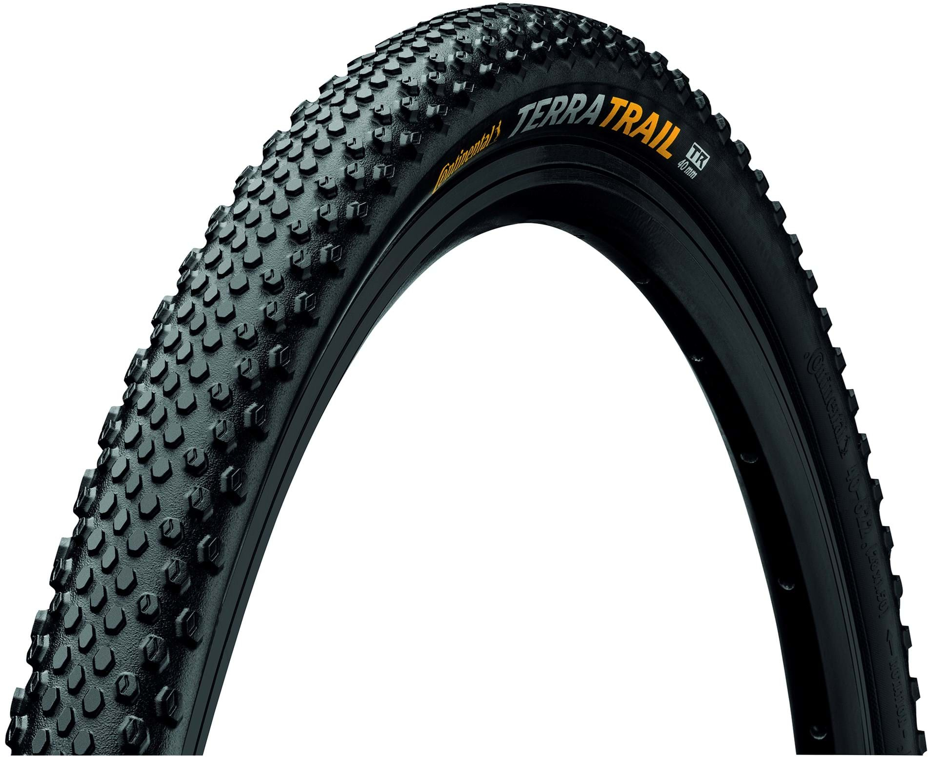 Continental  Terra Trail Protection Gravel Tyre Foldable Blackchili Compound 650X40B Black/Black