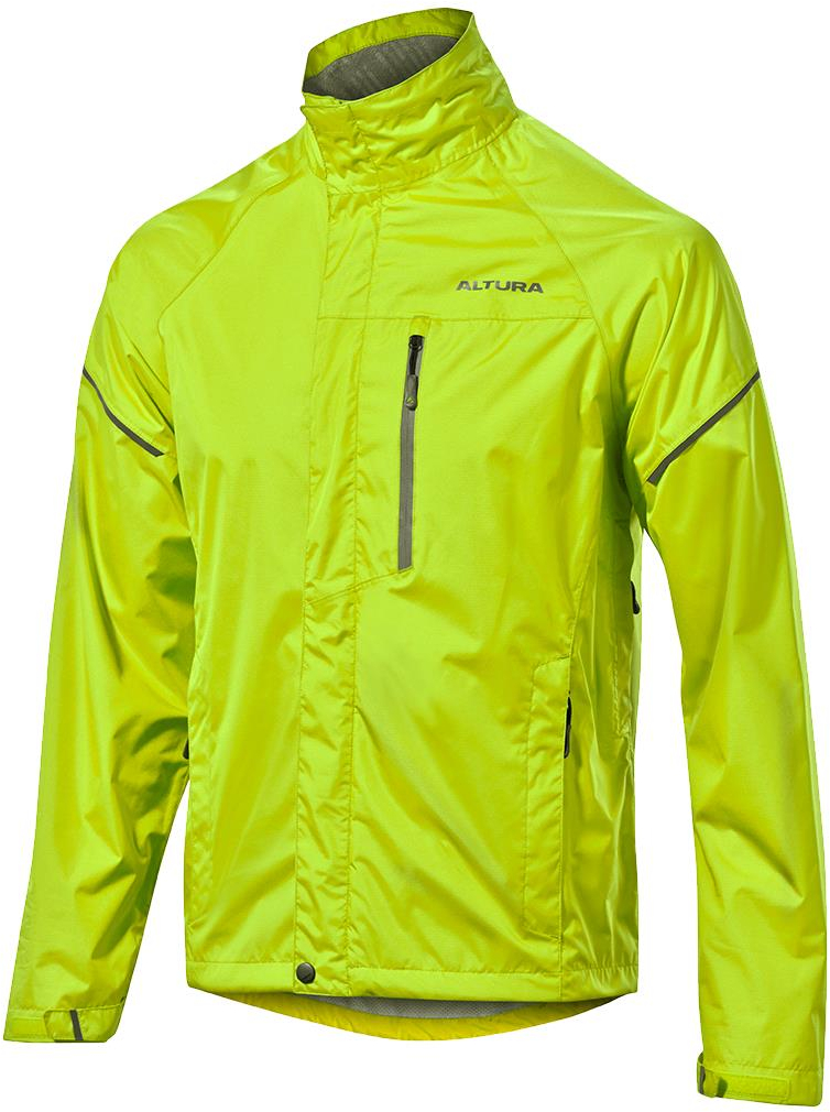 Cycles UK Altura  Nevis Womens Waterproof Cycling Jacket 12 HI-VIZ YELLOW