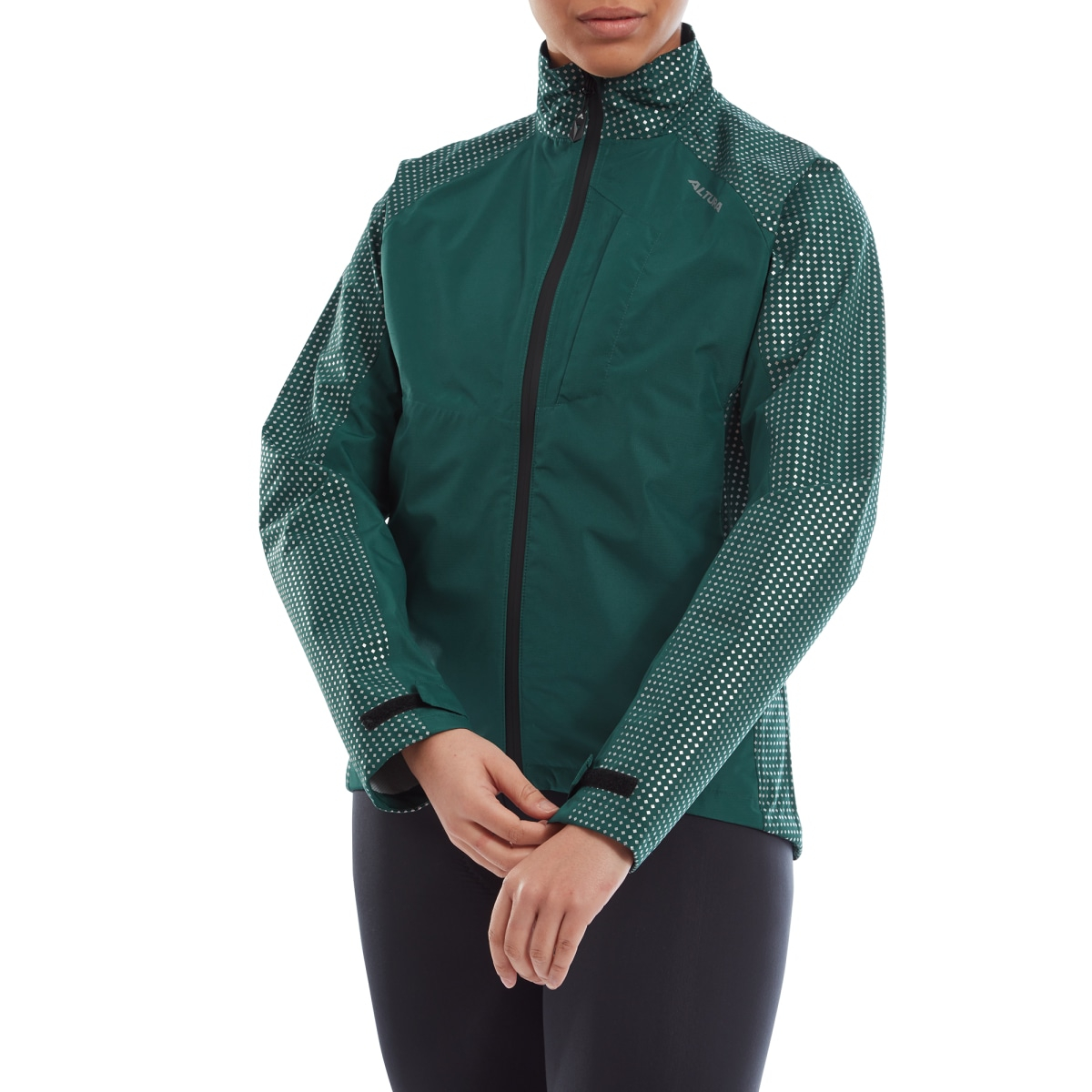 Altura  Nightvision Storm Womens Waterproof Jacket 16 DARK GREEN