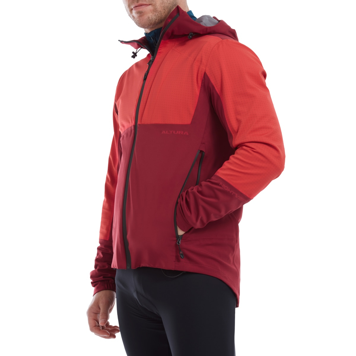 Cycles UK Altura  Nightvision Zephyr Mens Stretch Jacket M RED/DARK RED