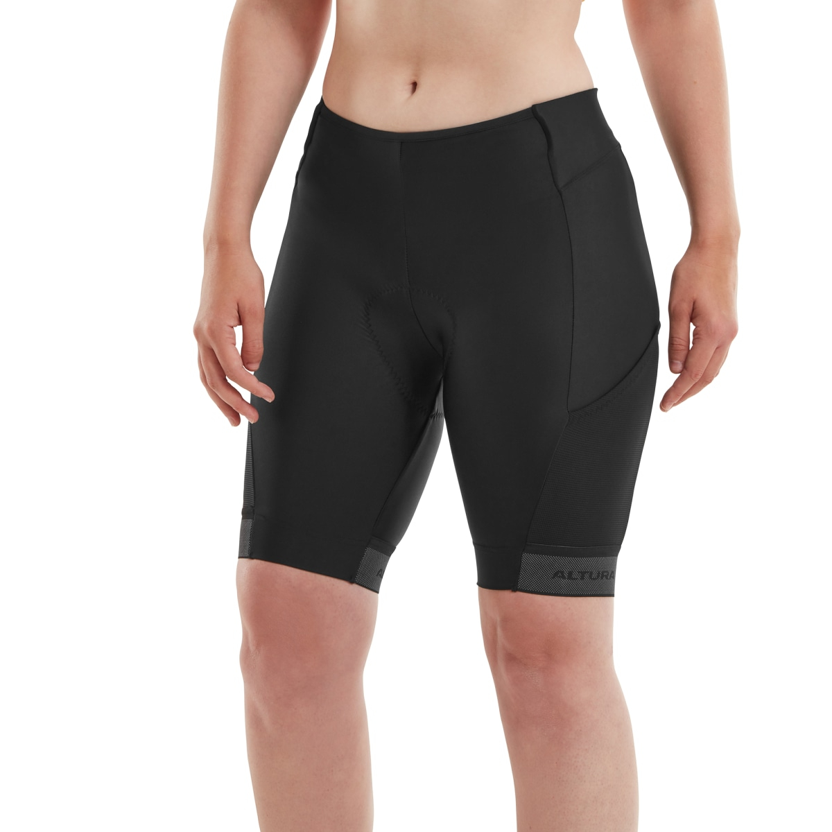 Cycles UK Altura  Progel Plus Women's Cargo Cycling Waist Shorts in Black  BLACK
