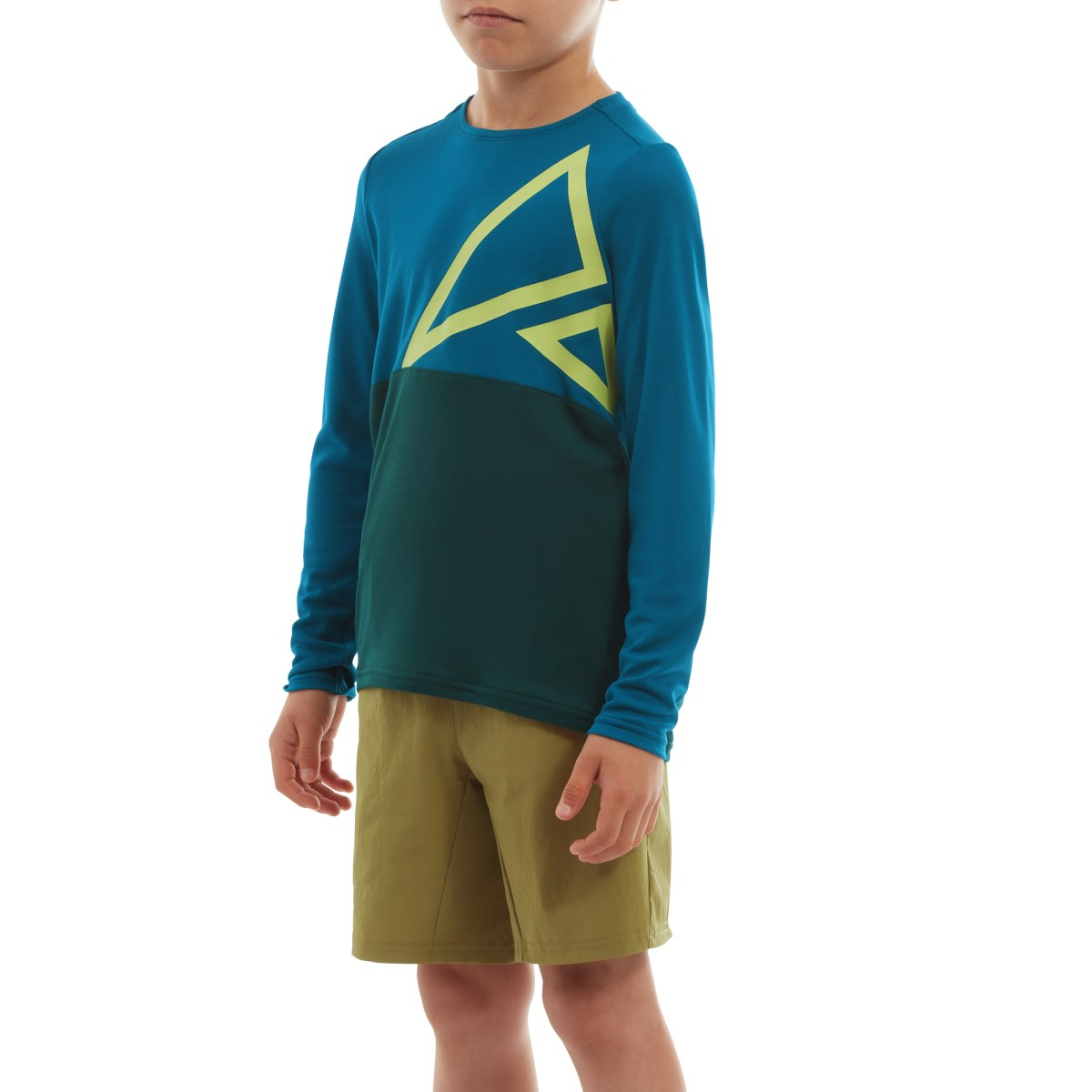 Altura  Spark Lightweight Kids Long Sleeve Jersey 5 to 6 Years BLUE/TEAL