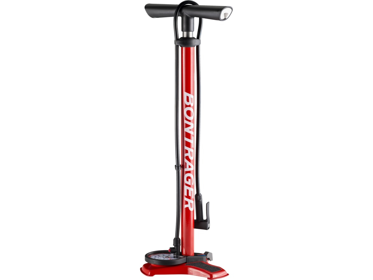 Bontrager  Dual Charger Track Pump in Red ONE SIZE RED