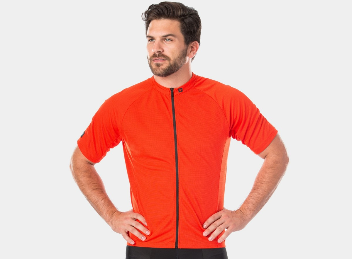 Bontrager Solstice Short Sleeve Cycling Jersey In Radioactive Red ...