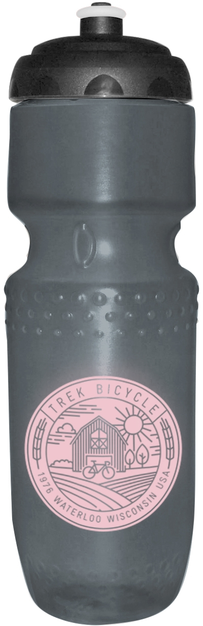 Cycles UK Bontrager Trek Barn Water Bottle Slate and Pink 710 ml 24 OZ (710 ML) SLATE/PINK