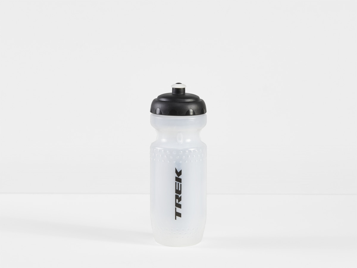 Bontrager Trek Word Mark Water Bottle Clear and Black 591 ml 20 OZ (591 ML) CLEAR/BLACK