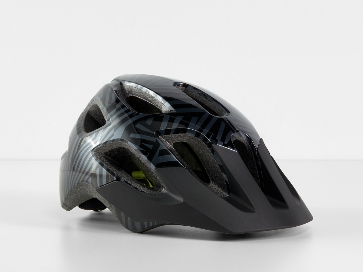 Bontrager  Tyro Youth Bike Helmet  YOUTH BLACK/RADIOACTIVE YELLOW
