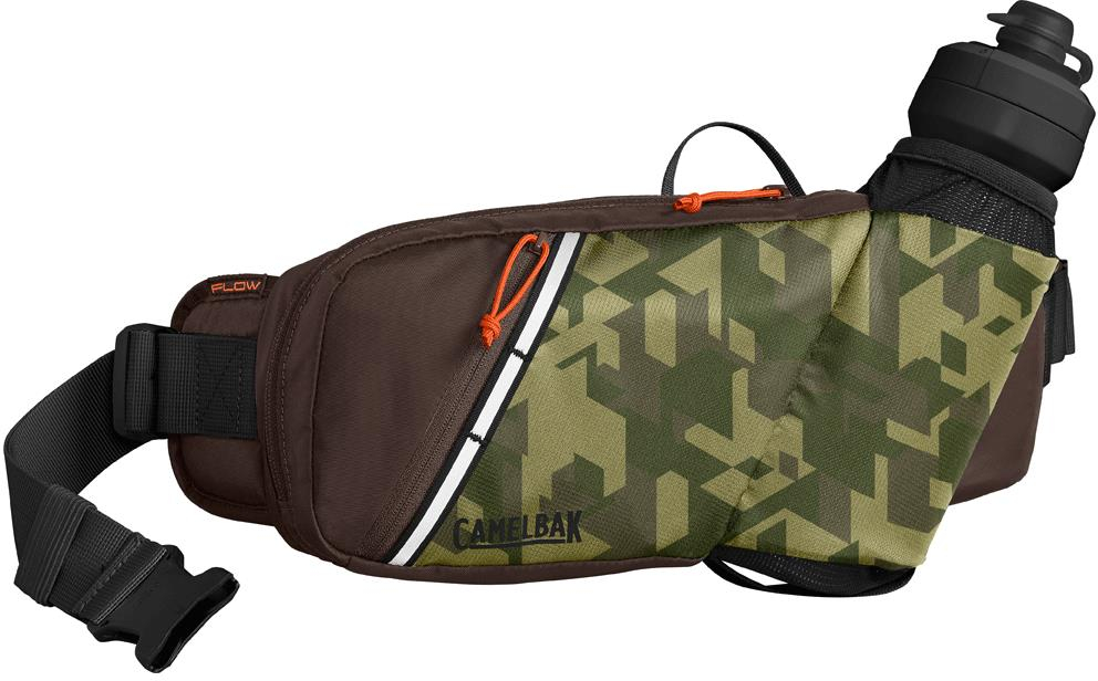 CamelBak  Podium Flow Belt Hydration Pack Camelflage/Brown Seal NO SIZE CAMELFLAGE/BROWN SEA