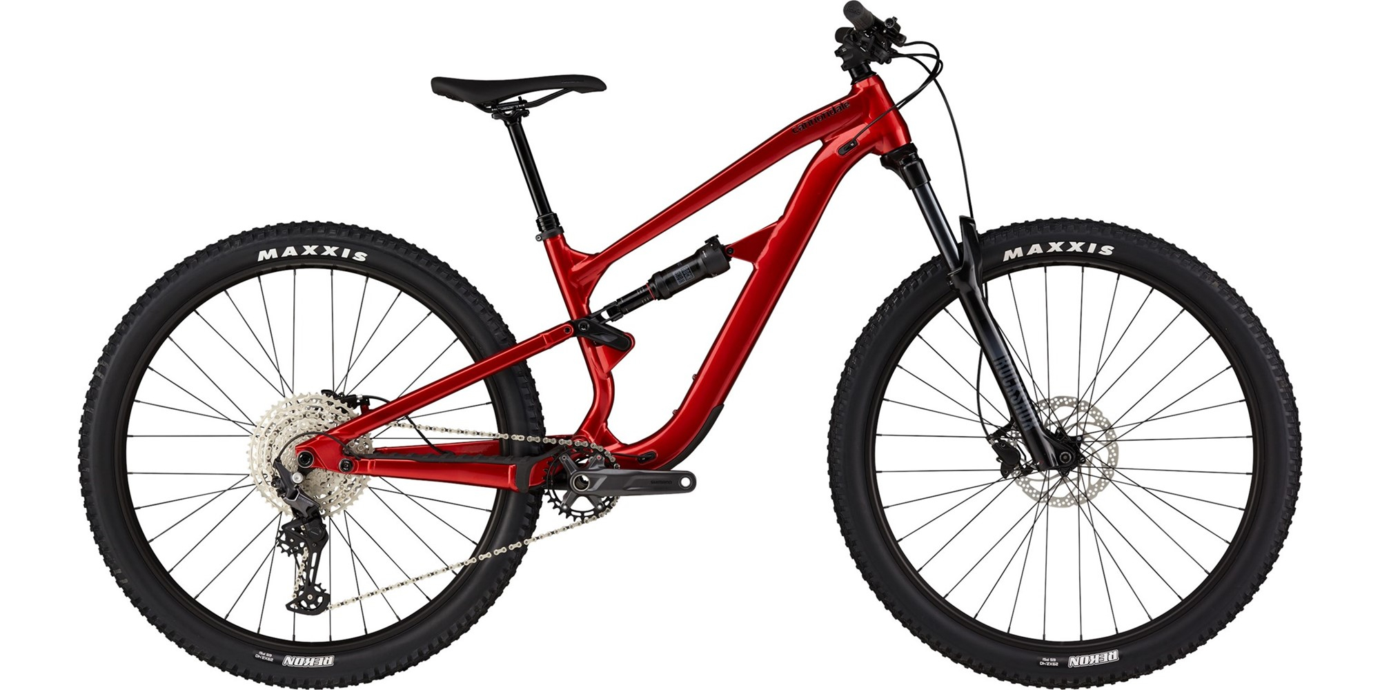 Cannondale 2023  Habit 4 Full Suspension Mountain Bike Medium Candy Red