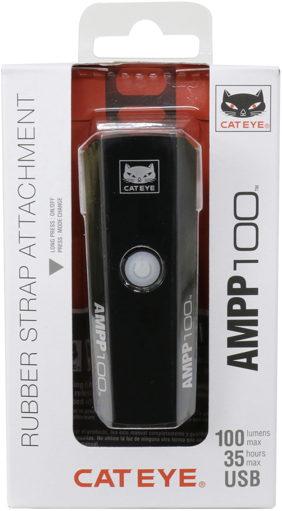 Cateye  AMPP 100 Rechargeable Front Cycle Light NO SIZE NO COLOUR