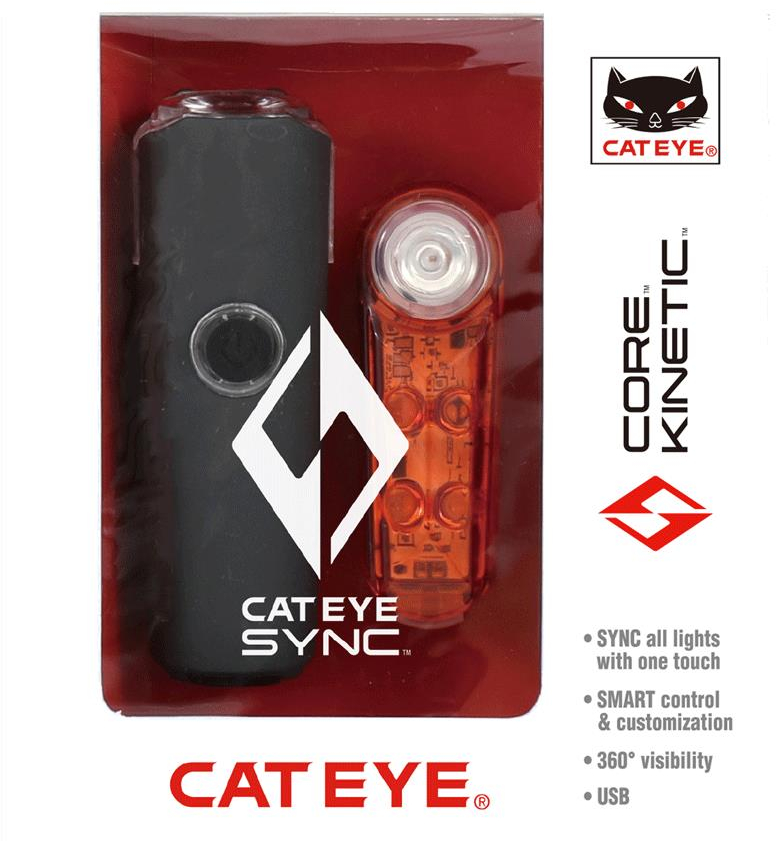 Cateye  Sync Core and Kinetic Cycle Light set NO SIZE NO COLOUR
