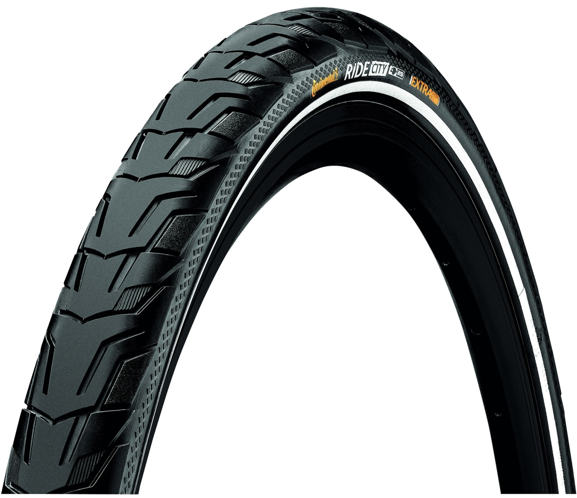 Continental  Ride City Reflex Tyre Wire Bead 700X32C BLACK/BLACK REFLEX
