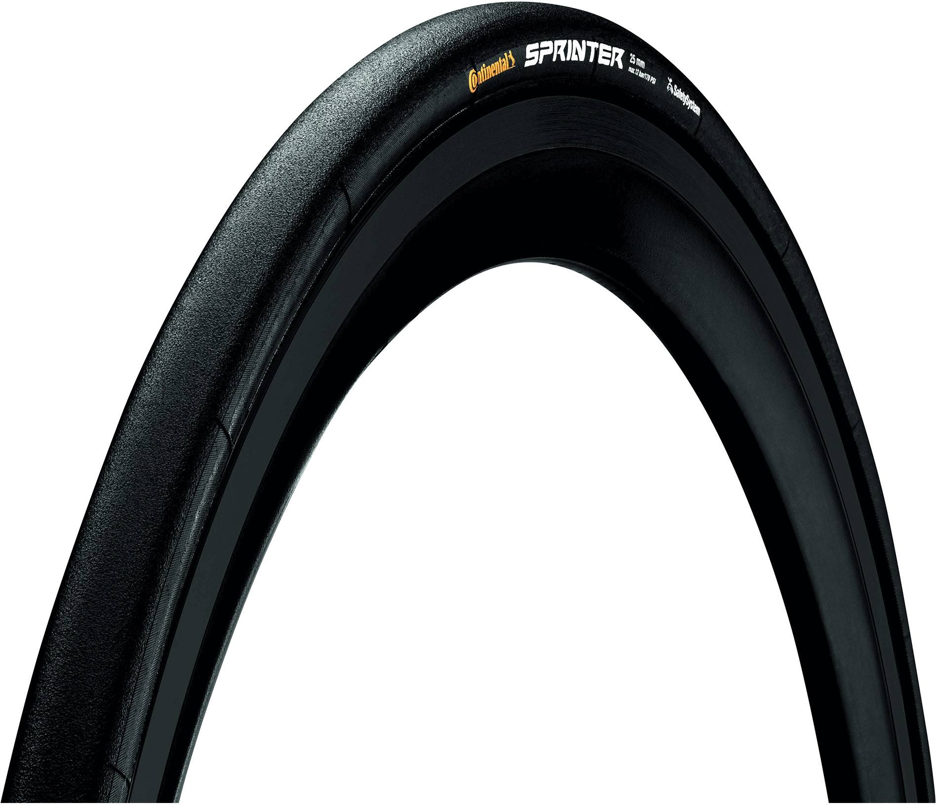 Continental  Sprinter Tyre Tubular Blackchili Compound 28X22MM BLACK/BLACK