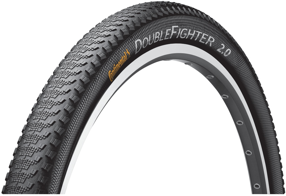 Continental  Double Fighter III Tyre Wire Bead 700 x 35C Black