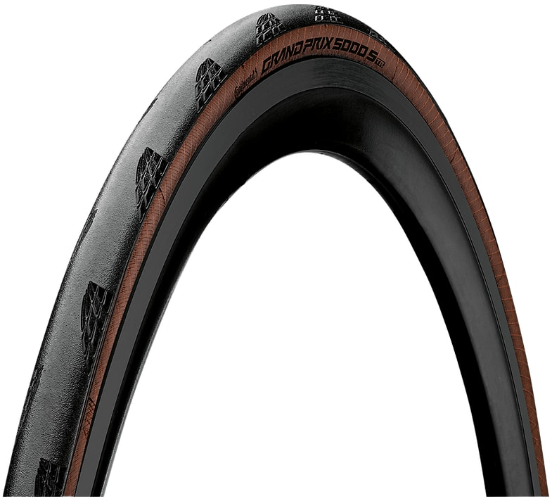 Continental  Grand Prix 5000S Tubeless Ready Tyre Foldable Blackchili Compound 700X25C black