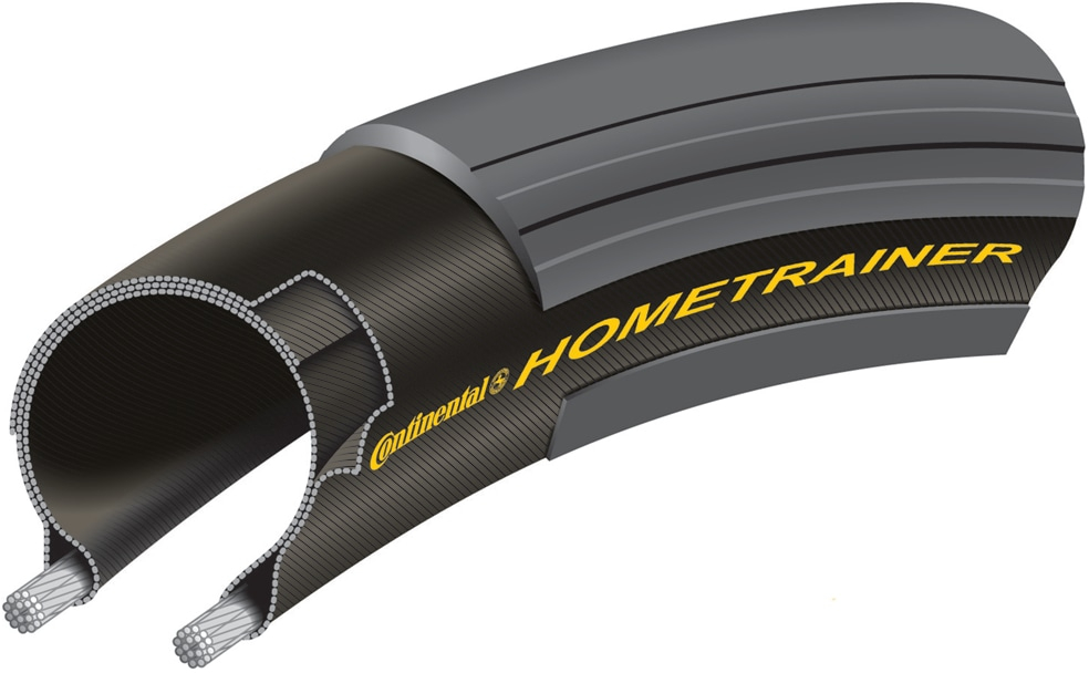 Continental  Hometrainer II Foldable Turbo Trainer Tyre. 700X23C Black