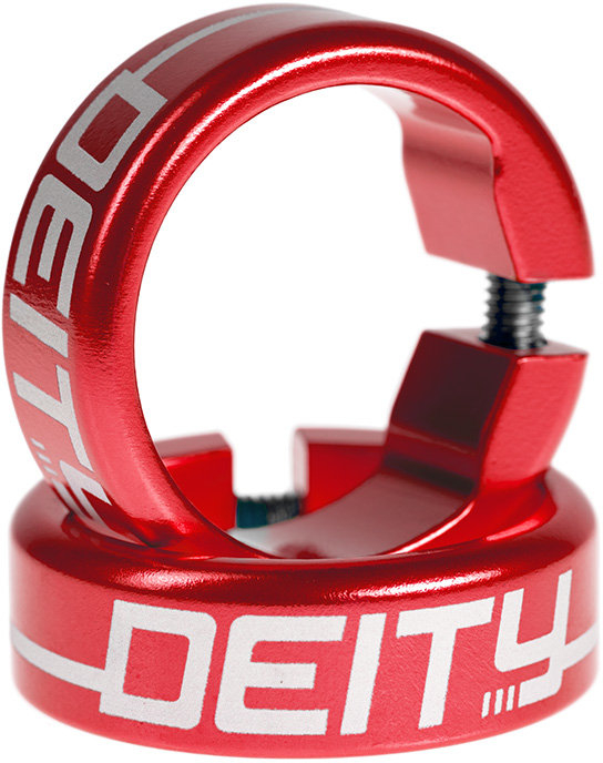 Deity  Grip Clamps NO SIZE RED