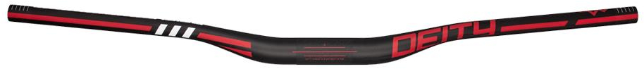Deity  Skywire Carbon Handlebar Trail Enduro All MTN 25 Rise 800MM RED