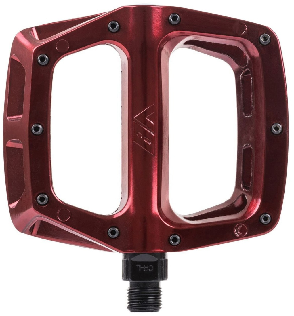DMR  V8 Flat Pedals 95MM X 100MM Electric Red