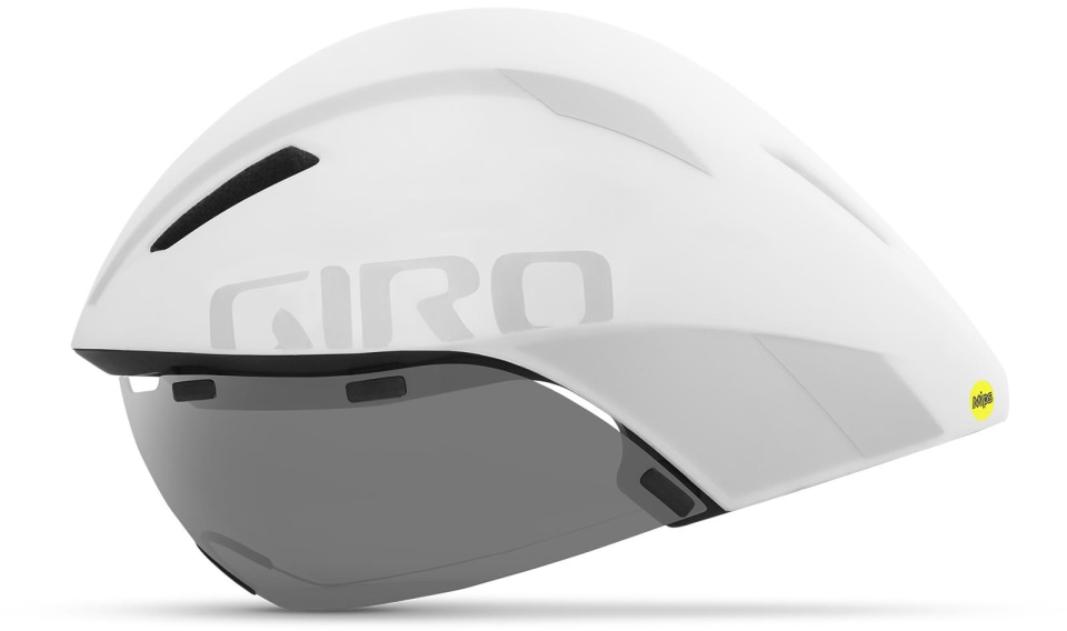 Giro  Aerohead MIPS Aero/Tri Helmet  M 55-59CM WHITE/SILVER