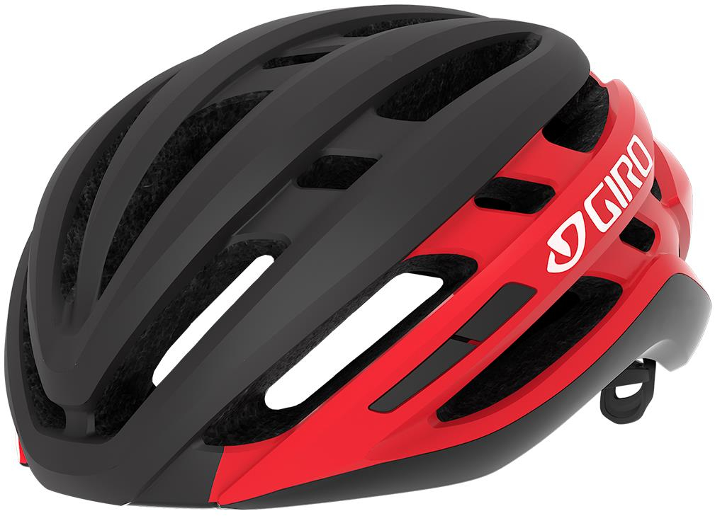 Giro  Agilis Mens Road Cycling Helmet S 51-55CM MATTE BLACK/BRIGHT R