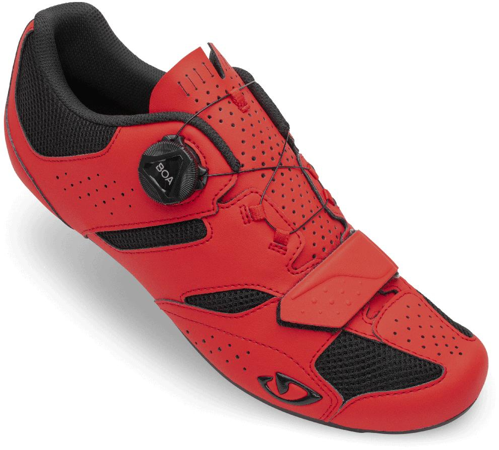 Giro  Savix II Mens Road Cycling Shoes 48 BRIGHT RED