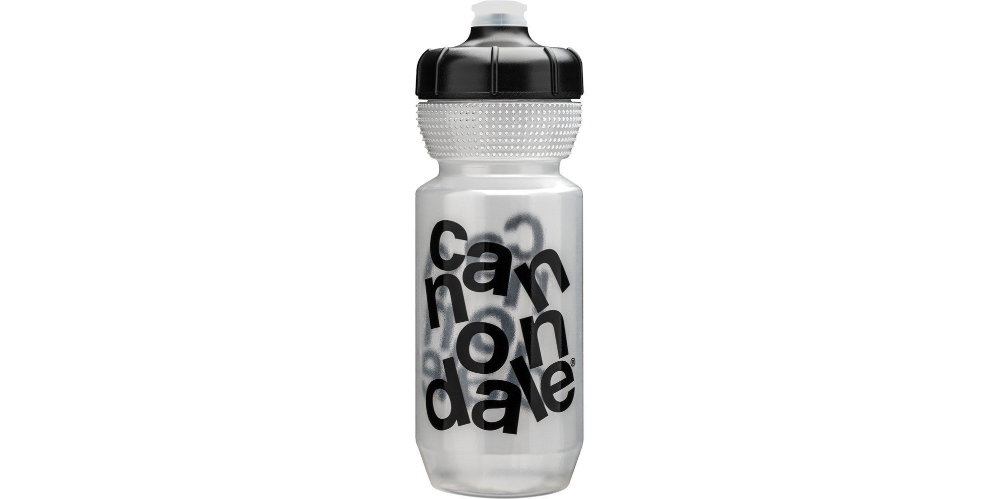 Cycles UK Cannondale  Gripper Stacked Water Bottle 600ml - Clear