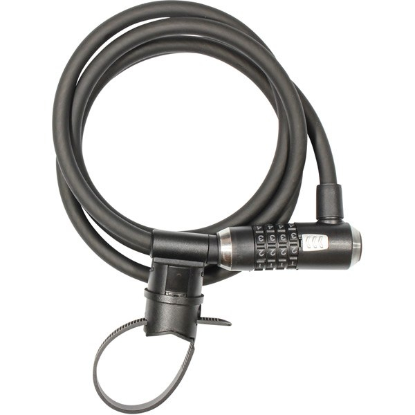 Kryptonite  Kryptoflex 1218 Resettable Combo Cable (12 mm X 180 cm) 180 CM Black