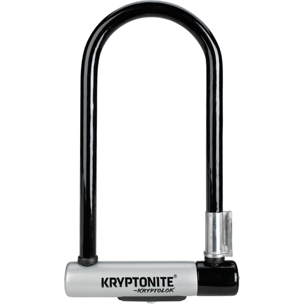 Kryptonite  Kryptolok Standard U-Lock - Sold Secure Gold STANDARD Black / Silver