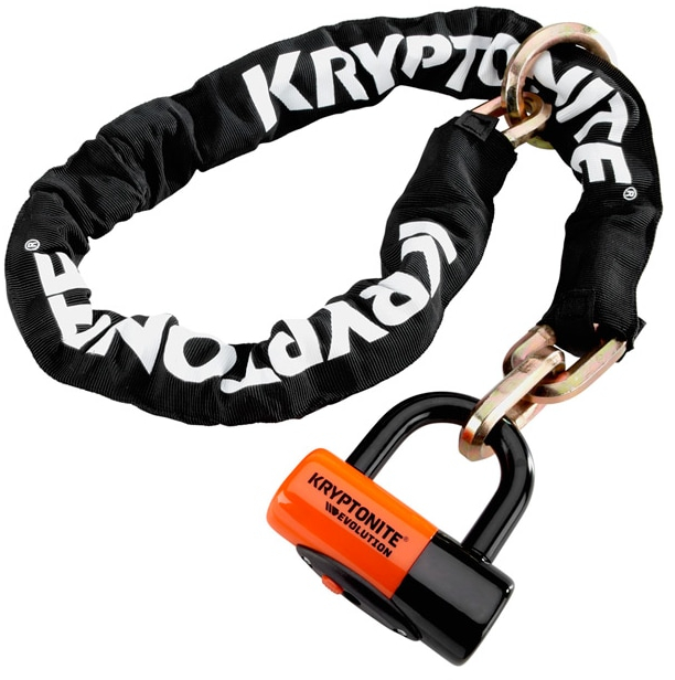 Kryptonite  New York Noose Lock 12 mm/130cm - Sold Secure Gold 130CM Black / Yellow