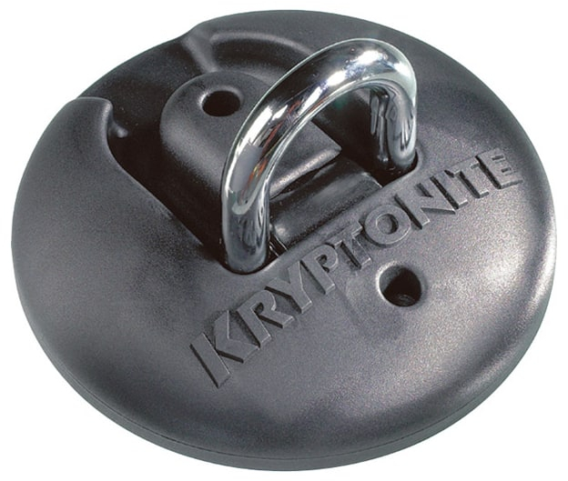 Kryptonite  Stronghold Ground Anchor - Sold Secure Diamond  Black / Yellow