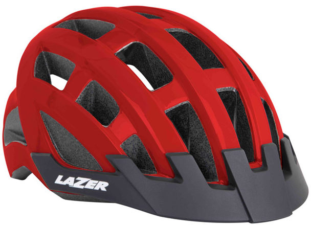 Lazer  Compact Adults Helmet UNI-SIZE ADULT 54 - 61 CM Red
