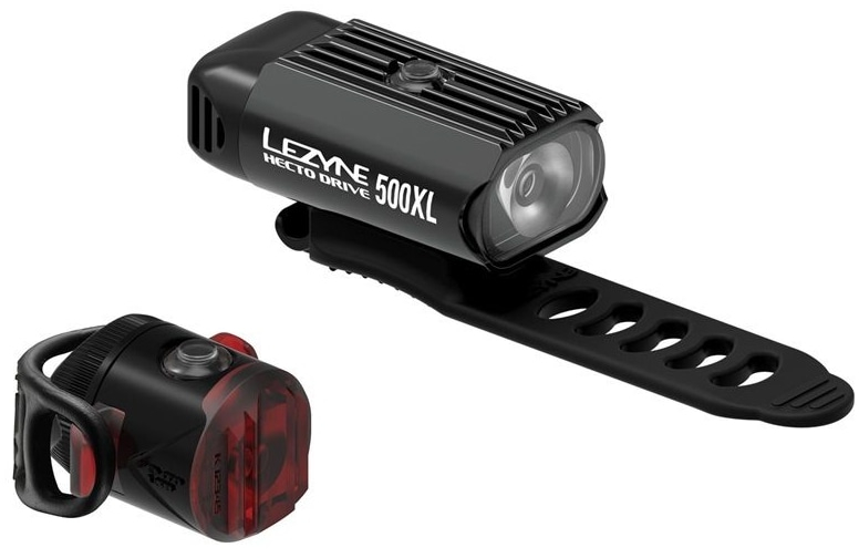 Lezyne  Hecto Drive 500XL and Femto USB Drive Lightset 500XL/FEMTO Black