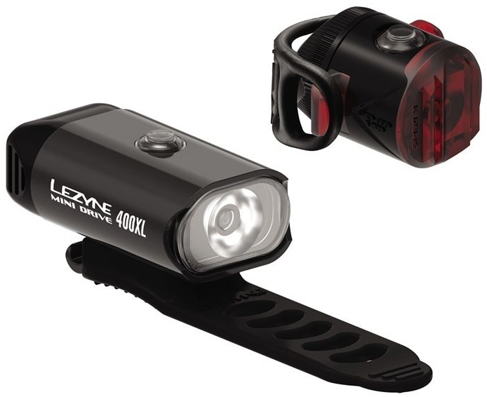 Lezyne  LED Mini Drive 400XL / Femto USB Light Set 400XL/FEMTO Black