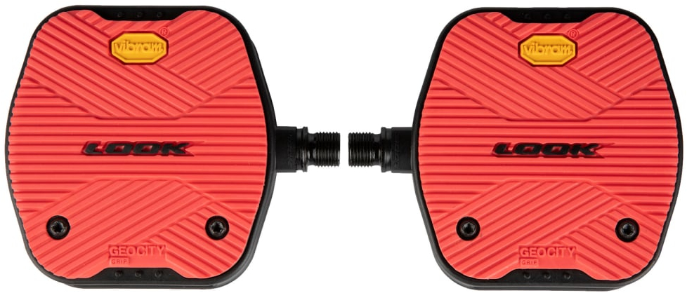 Look  Geo City Grip Flat Pedals NO SIZE RED