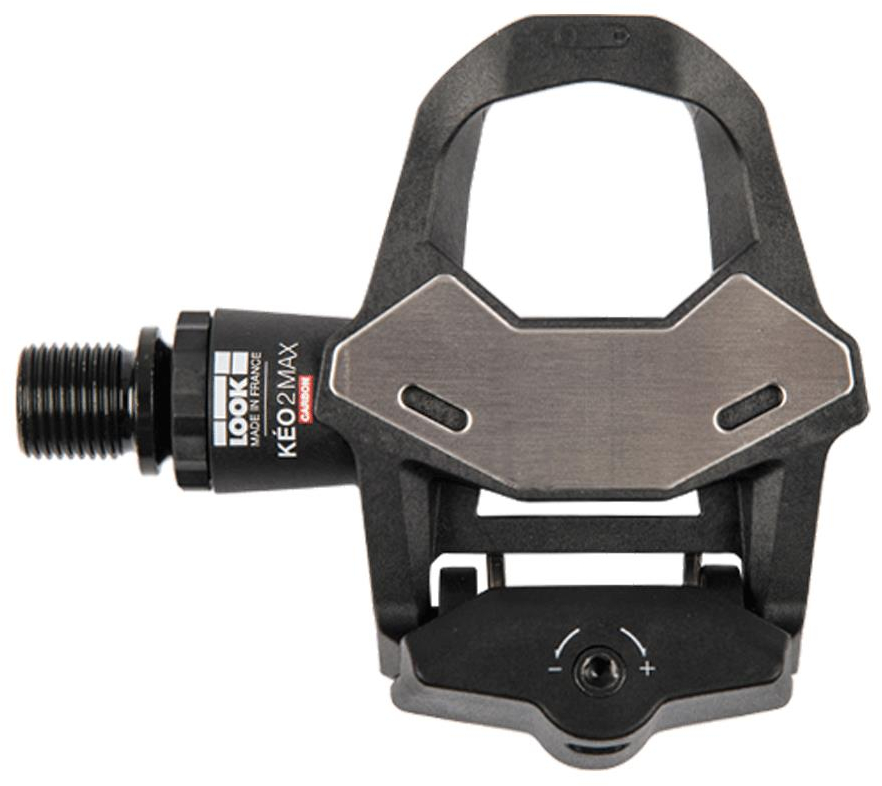 Look  Keo 2 Max Carbon Pedals With Keo Grip Cleat  BLACK