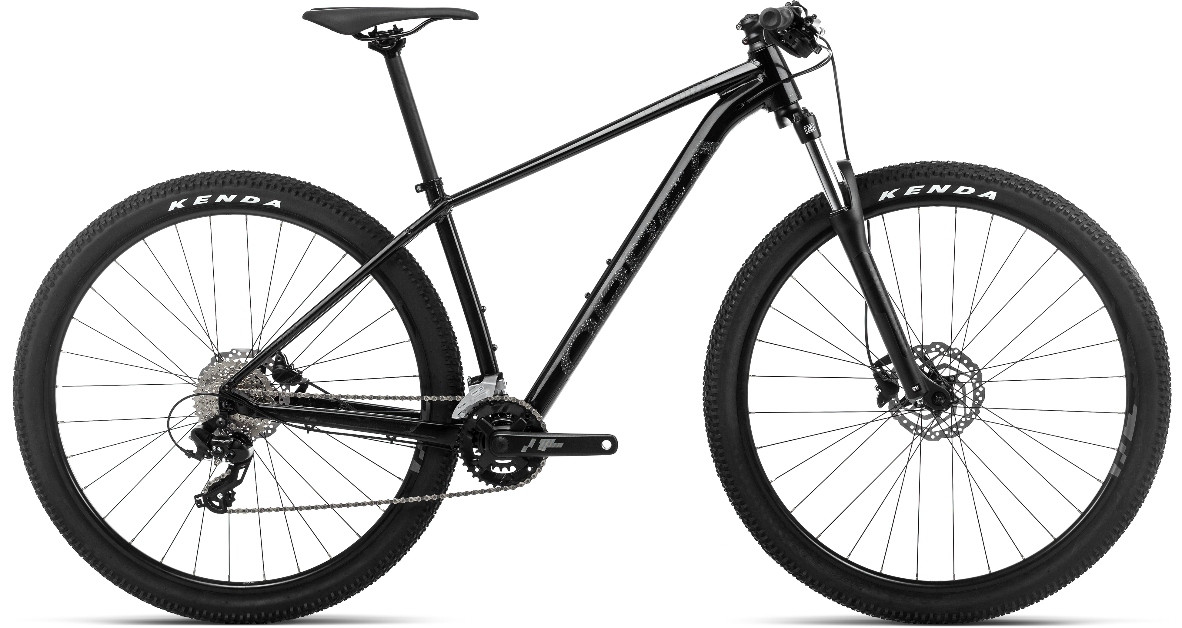 Orbea 2022  Onna 50 Hardtail Mountain Bike M Black (Gloss) - Silver (Matte)