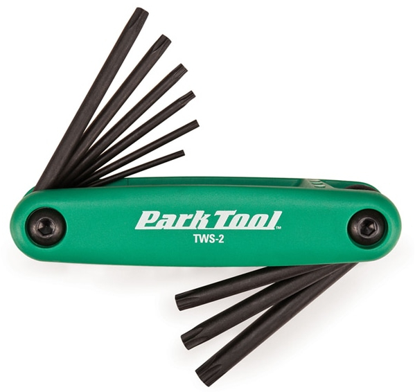 Park Tools Park Tool TWS-2 Fold-Up Star-Shaped Wrench Set ONE SIZE Green