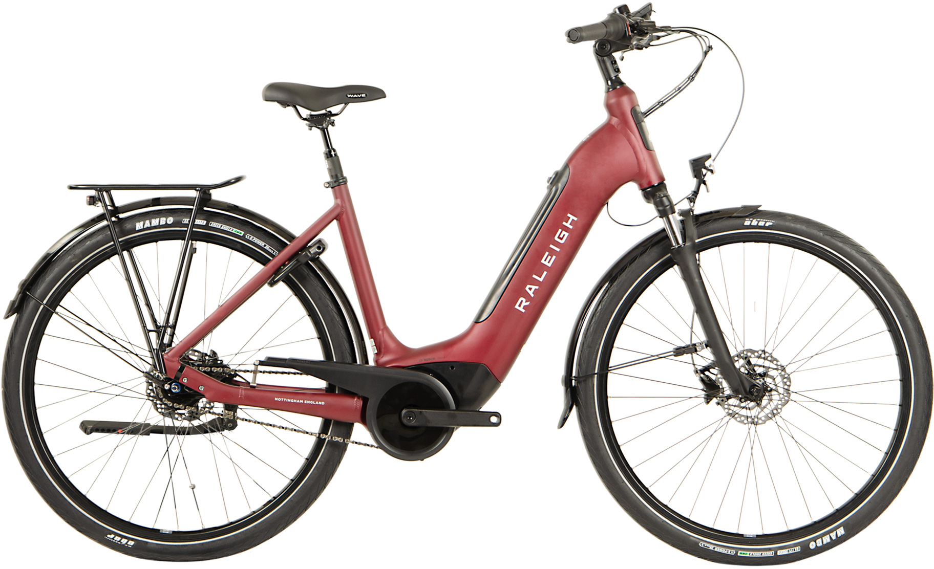 Raleigh 2022  Motus Tour Hub Gear Low Step Electric Bike in Red 51CM Red