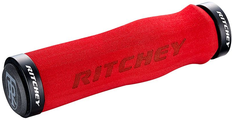 Ritchey  WCS TrueGrip Neoprene Locking Handlebar Grips 130MM RED